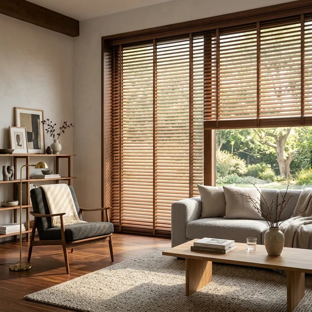 Installed residential blinds